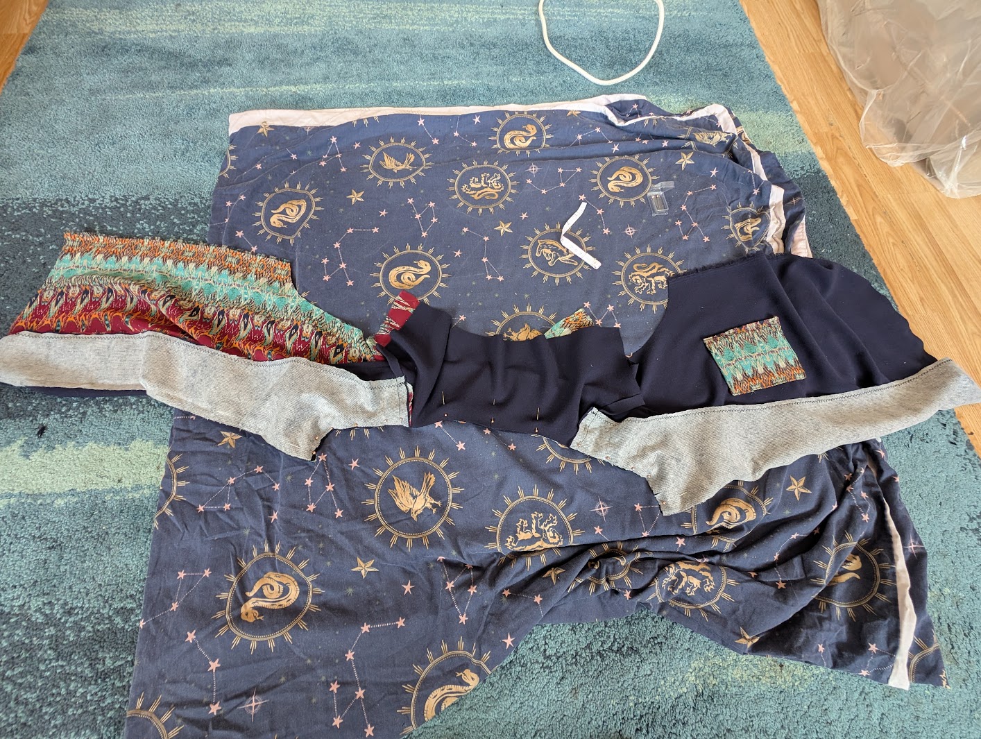 pinned collar stitch