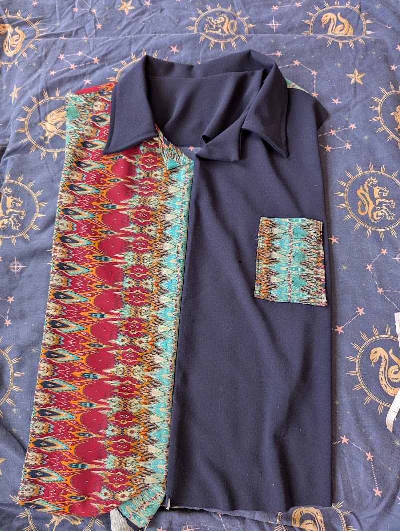 collar stitched - front view 1