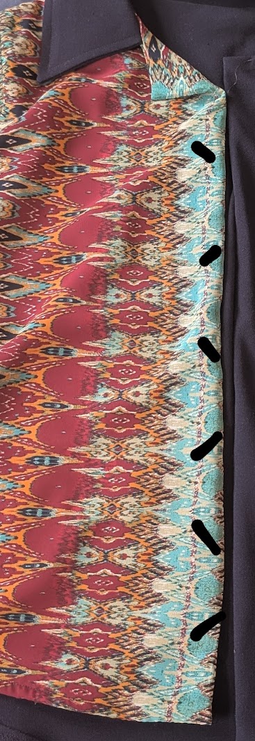 button hole placement