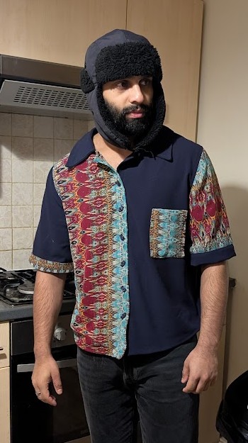 partner wearing collared shirt