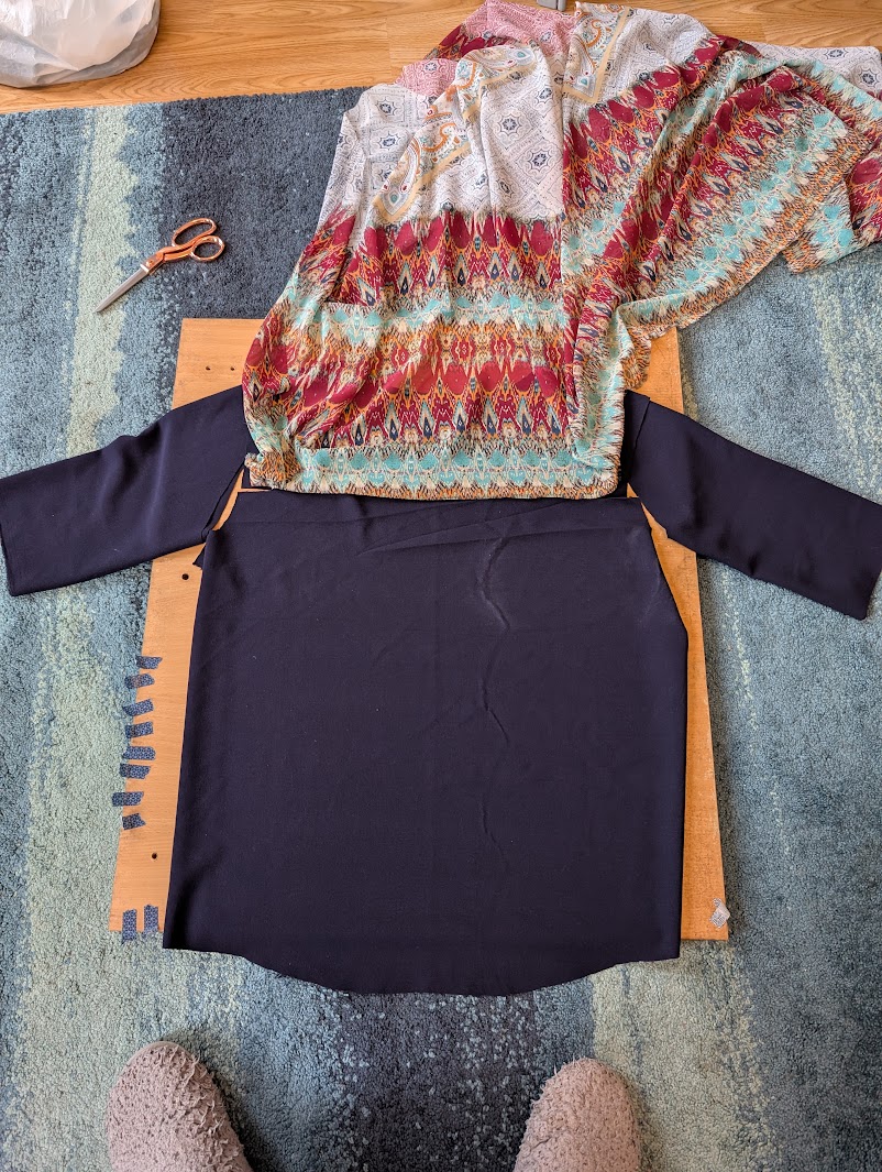 pattern fabric - back