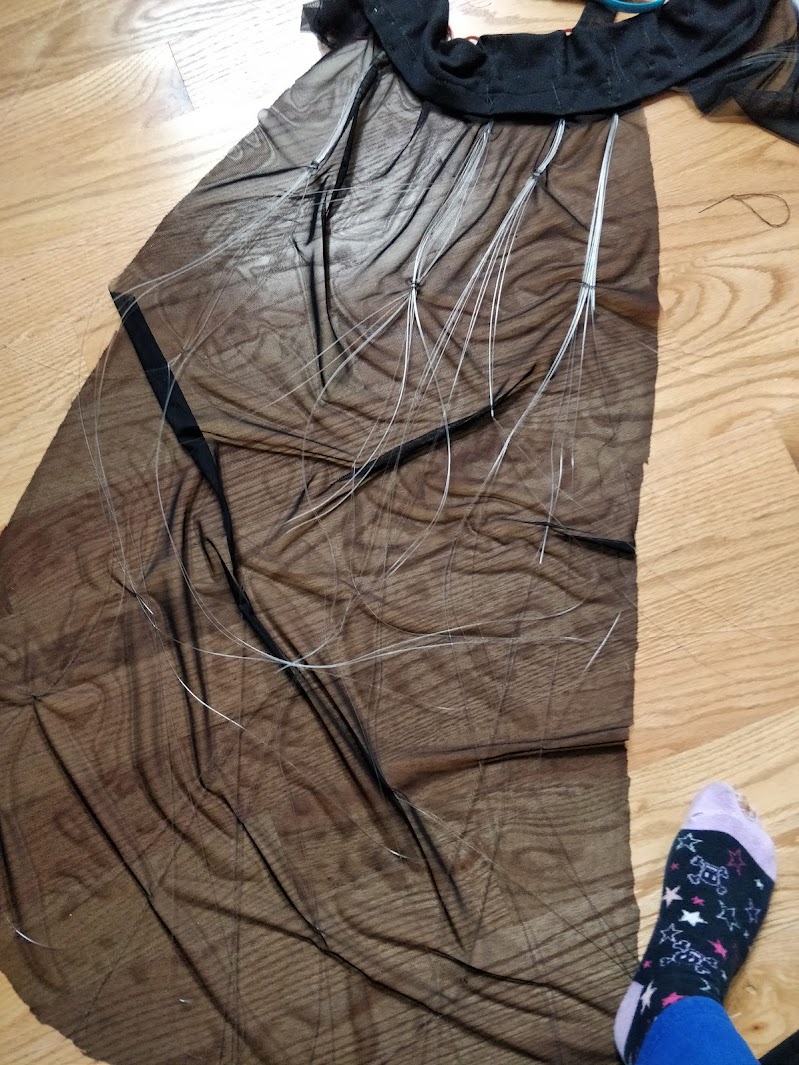 pants overlay + fiber optic close-up