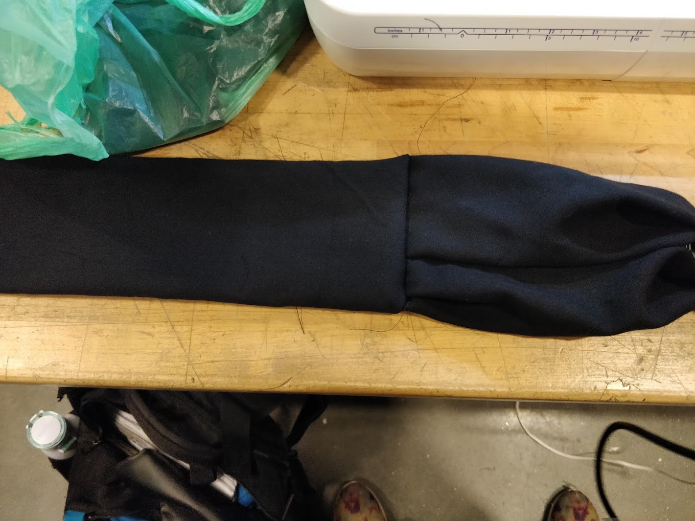 bandeau top - side close-up