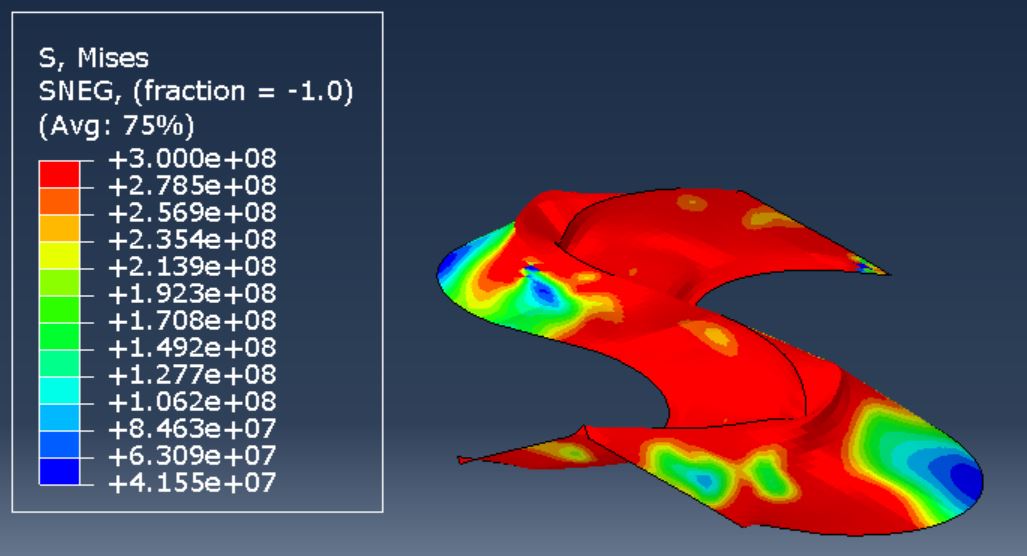 simulation of crushed miura-ori unit